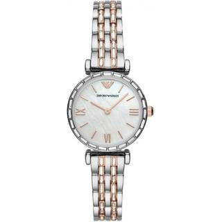 Emporio Armani Sølv Stål Quartz Ur