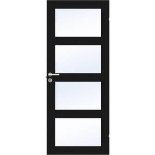 Massiv Swedoor, Unique GW04L, Sort eg, Advance-line, 82,5 X 194 - M9X20