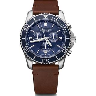 Victorinox 241865 Maverick Blå/Læder Ø43 mm