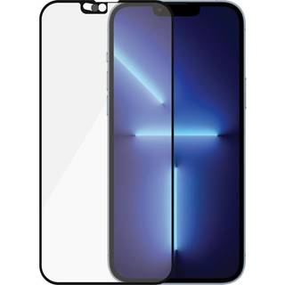 PanzerGlass iPhone 13 Pro Max AntiBacterial CamSlider Skærmbeskyttelse, Sort Kant