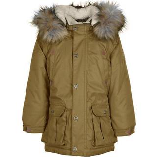 Mikk-Line - Vinterjakke Twill Nylon Boy Parca - Breen - 128