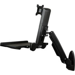 StarTech.com Wall Mounted Sit Stand Desk - Height Adjustable - 24in Monitor - monteringspakke