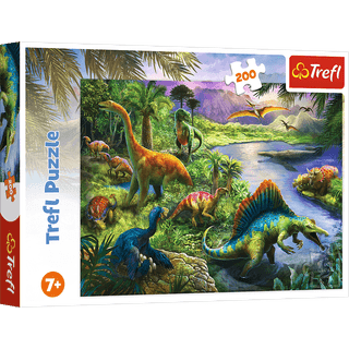 Trefl, puslespil, Farlige dinosaurer, 200 brikker [Levering: 1-2 dage]