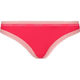 Calvin Klein Bottoms Up Refresh Thong - Coral - Large