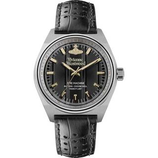 Vivienne Westwood Sydenham Gents Quartz Watch Black Dial Black Leather Strap VV251BKBK