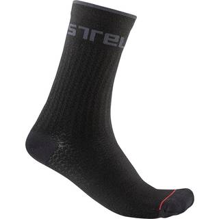 Castelli Distanza 20 cykelstrømper sort - Skostørrelse 40-43