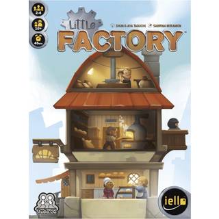 Iello Little Factory - Resource Management & Building Card Game Kids & Family Games Alder 10+ 2-4 spillere 45 min