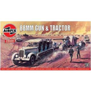 88mm Flak Gun & Tractor, Vintage Classic