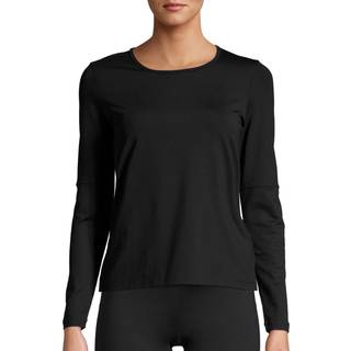 Essential Long Sleeve with Mesh Insert, Black