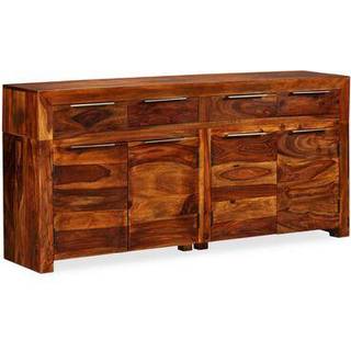 skænk massivt sheeshamtræ 160 x 35 x 75 cm