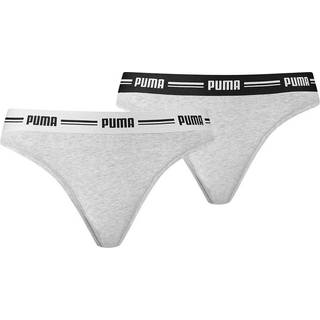 Puma 2-pak Iconic Solid String - Grey - Medium * Kampagne *