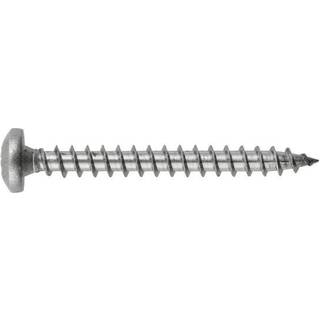 NKT Fasteners spunskrue panhoved rustfri 4,0 x 25 mm 20 stk.