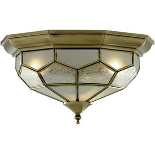 FRIDA køn loftlampe med glasindsatser