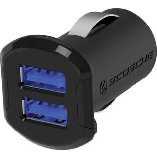 Revolt dobbel 12W USB billader - sort