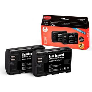 Hähnel Batteripakke Canon E6 Twin