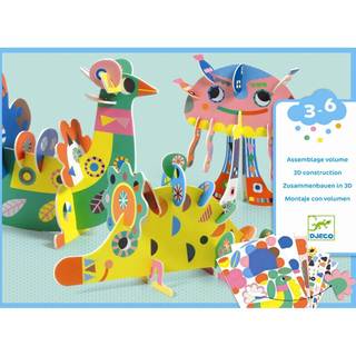 Djeco Kreativ formgivning 3D dyr