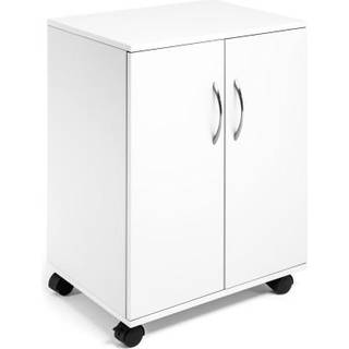 Durable Multifunktionsvogn Trolley med 2 døre hvid