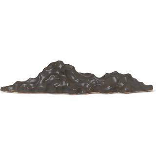Berg Ceramic Sculpture - Low - Black