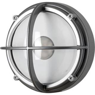 Skot LED udendørs væglampe / loftlampe, opal/alu