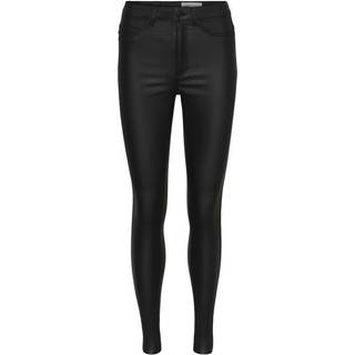 Nmcallie Højtaljede Coated Skinny Fit Jeans
