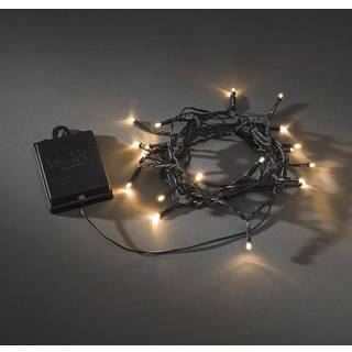 Konstsmide Konstsmide Lyskæde 40 ravfarvede LED 390cm 4xAA 3724-800