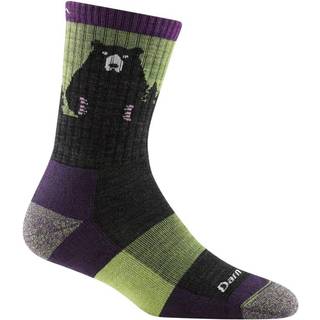 Darn Tough Women's Bear Town Micro Crew Light Cushion Lime, M (38-40.5)