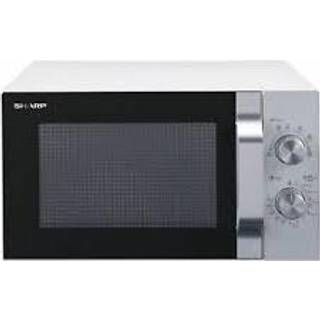 Sharp R204WA mikrobølgeovn Sølv, Hvid Solo mikroovn Bordplade 20 L 800 W