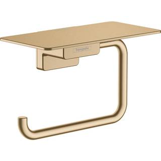 Hansgrohe AddStoris papirholder m/hylde - børstet bronze