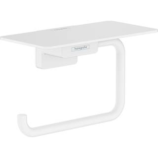 Hansgrohe AddStoris papirholder m/hylde - mat hvid
