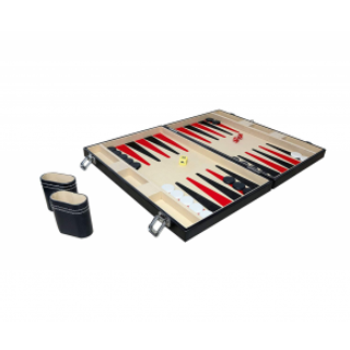DELUXE Backgammon i Kuffert