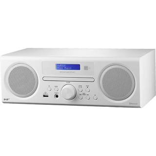 Scansonic DA310 DAB+ m. CD og Bluetooth - HVID - DAB/DAB+/FM - Hvid