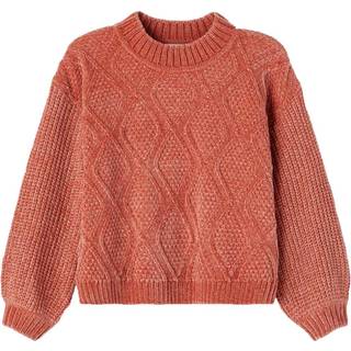 Name It Strikbluse Etruscan Red