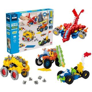 Plus Plus Learn to build GO! Bil-byggesæt - 800 brikker