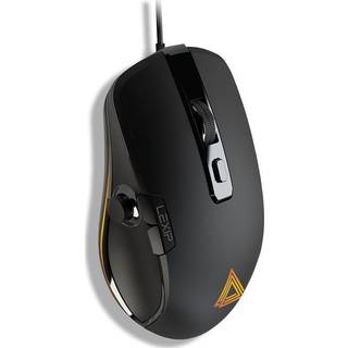 Lexip NP93 - mouse - USB - neptunium alpha - Mus - Optisk - Sort