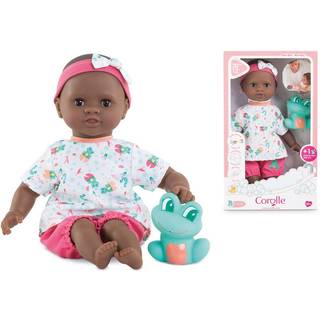 Corolle Mon Premier Poupon Bath Baby Alyzee/Soft Body Bath Doll med badedyr/aftagelige kjoler/30 cm/egnet til b?rn fra 18 m?neder lyser?d 12 """" (