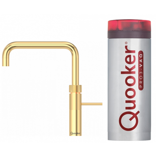 Quooker Fusion Square Guld, inkl. Pro3 beholder