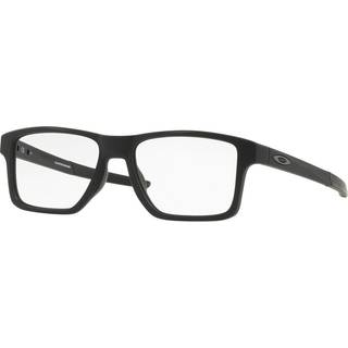 Oakley Mand OX8143 CHAMFER SQUARED 814301 Optiske stel O_matter Sort Transparent Firkantet Normal