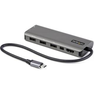 STARTECH USB-C Multiport Adapter USB-C to HDMI or mDP 4K 60Hz 100W PD Pass-Through 4x 10Gbit/s USB - 30cm cable