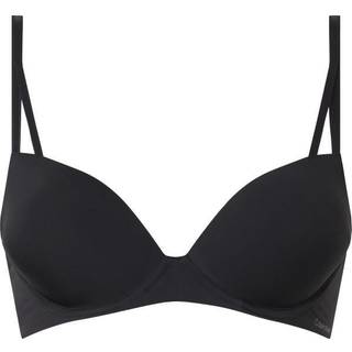 Calvin Klein Seductive Comfort Wired Push-Up Bra - Black - C 80