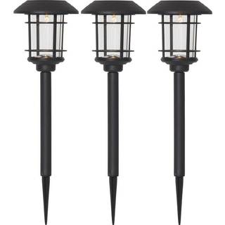 Star Trading - Solar Cell Lighting - Solar Cell Roller 3 -P Fride - Sort - 34 cm