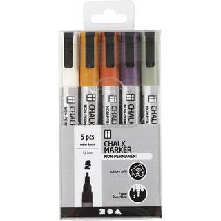 Creativ Company Chalk Markers Afdæmpede Farver 5 stk.