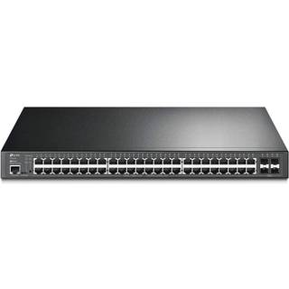 TP-Link JetStream TL-SG3452P 52-Port Gigabit L2+ Managed Switch med 48-Port PoE+
