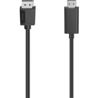 Hama Monitor Cable Display Port HDMI 4K 1,5 meter (På lager i varehus)