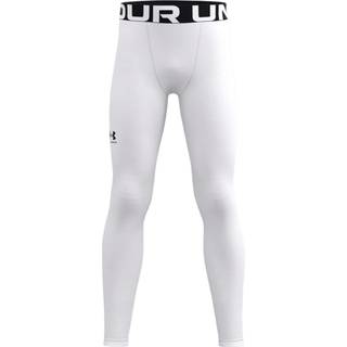 Leggings Under UA CG Armour Leggings-WHT 1366374-100 Størrelse YLG