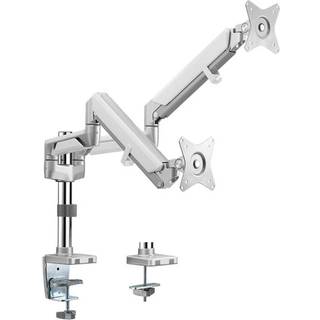LogiLink Dual monitor mount 17-32" aluminum curved screens
