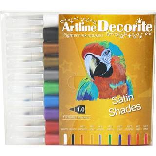 Decorite bullet pastel 10-sæt, Artline EDF-1W10A Carnival