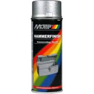 Motip Hammerlak spray  sølv 400ml.