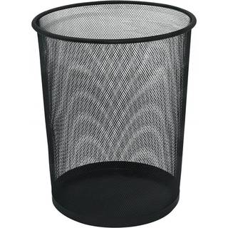 Q-connect papirkurv 19L sort metal
