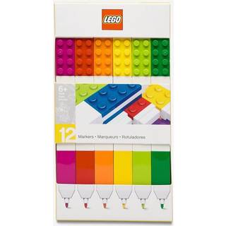 LEGO: sæt med 12 farvede markører