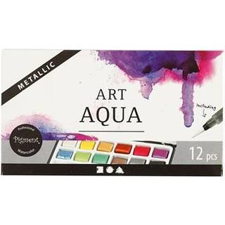Pigment Art Proff Aqua Akvarelmaling 12 Farver